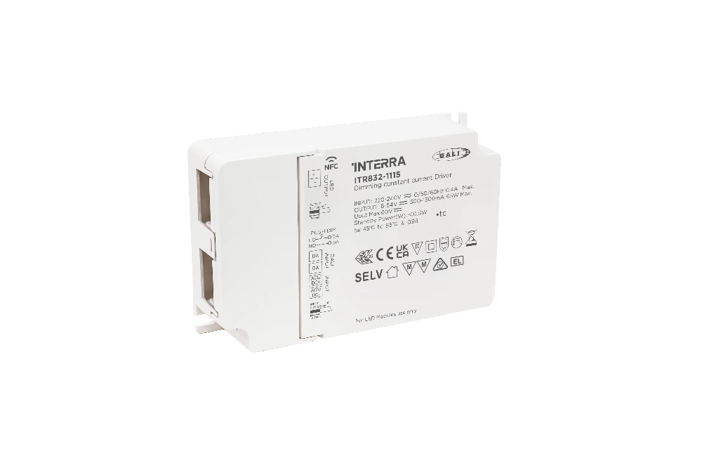 65W NFC Programmable DALI-2 DT6 Constant Current LED Sürücüsü (500 - 1500 mA)