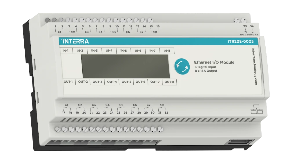 8 Kanal Ethernet I/O Modülü