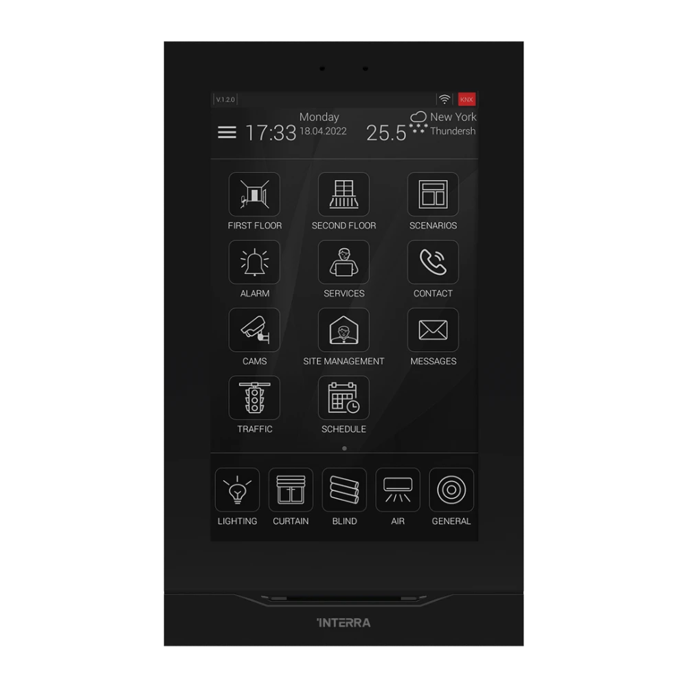 Interra i7+ KNX Dokunmatik Panel (POE)