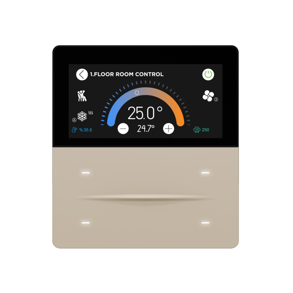 iX-M 3'' 4 Button KNX Touch Panel / Beige