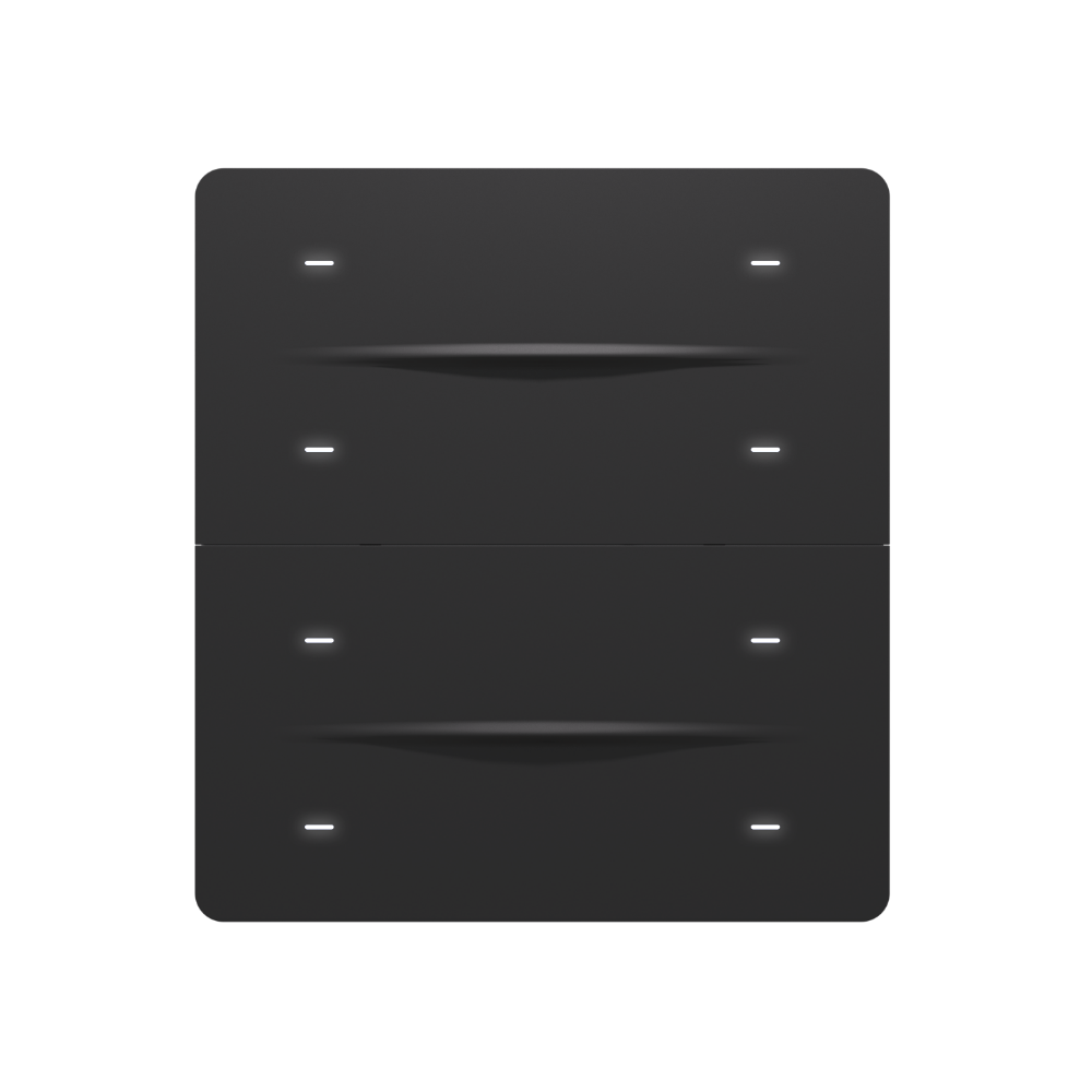 iX-M 8 Button KNX Switch Panel / Anthracite