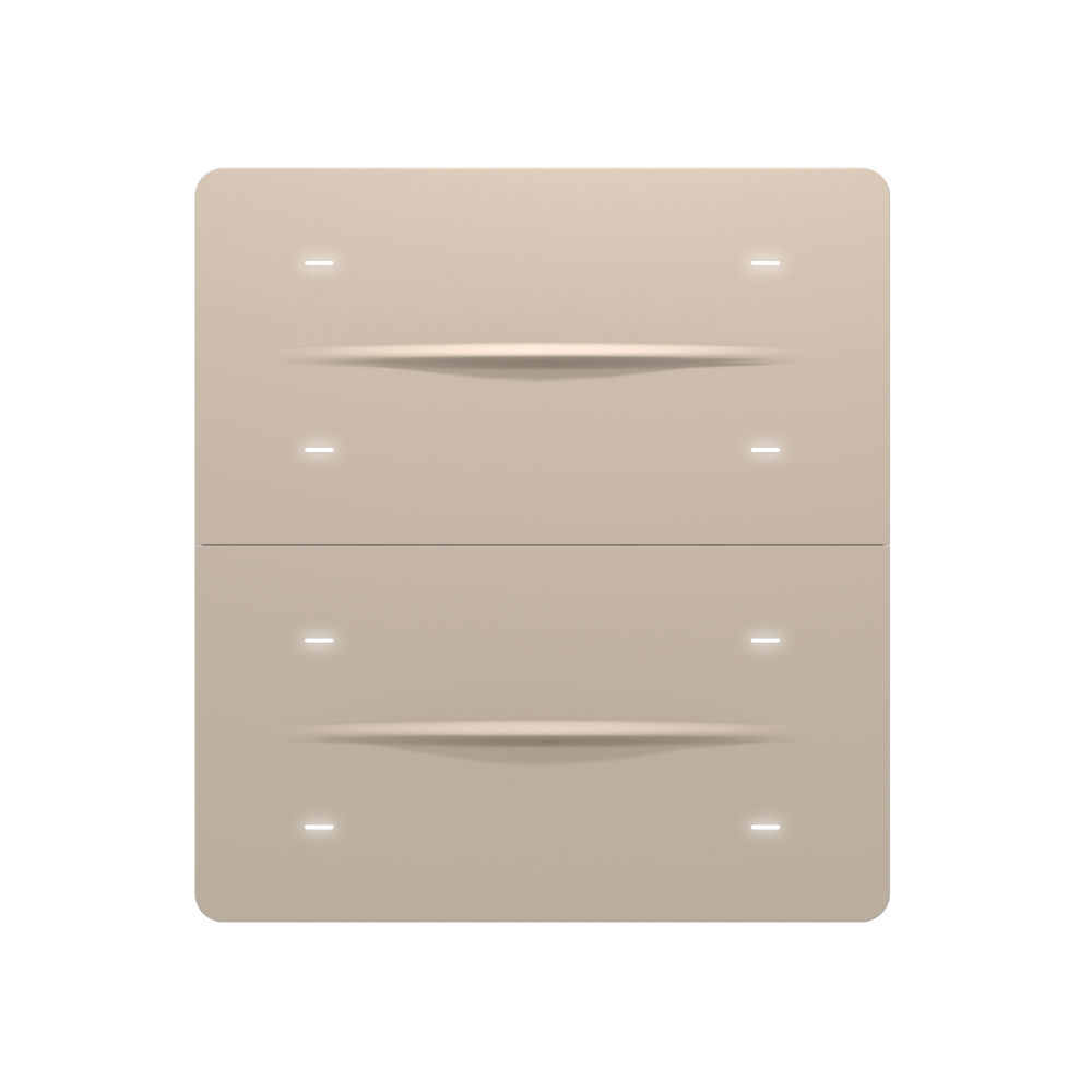iX-M 8 Button KNX Switch Panel / Beige