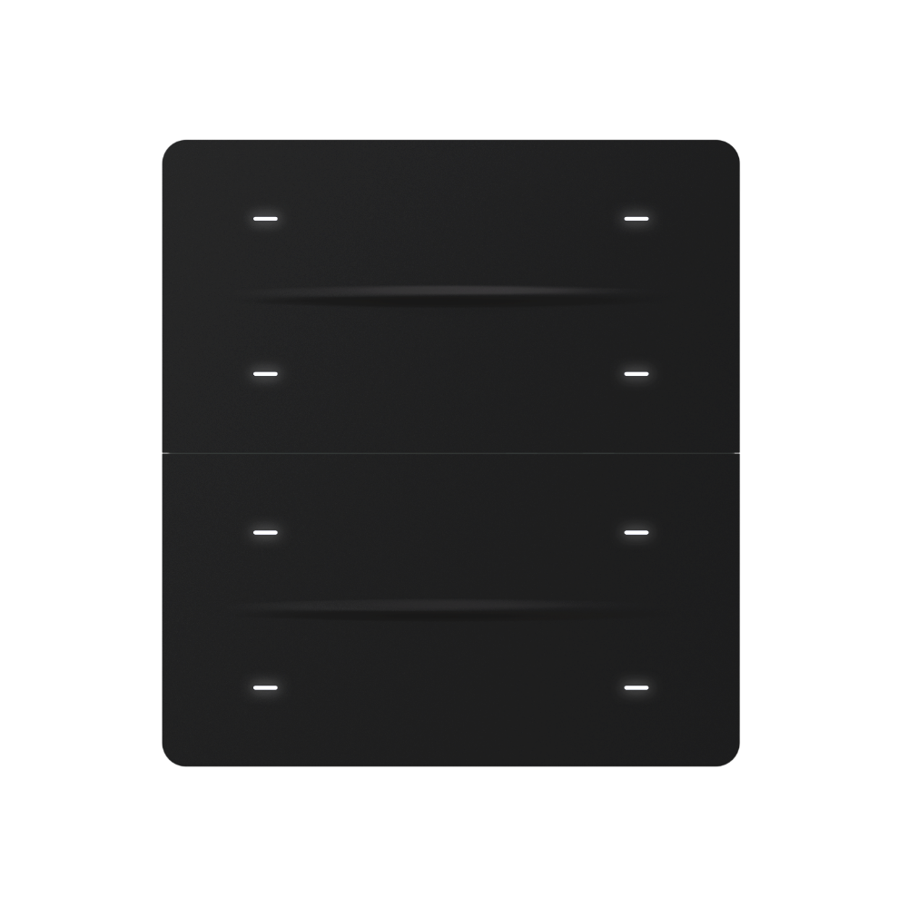 iX-M 8 Button KNX Switch Panel / Black