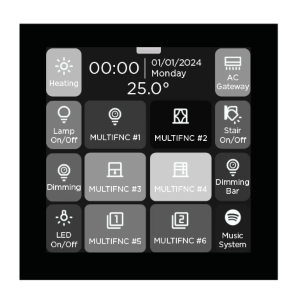 iX3 - 4" KNX Touch Panel - Black